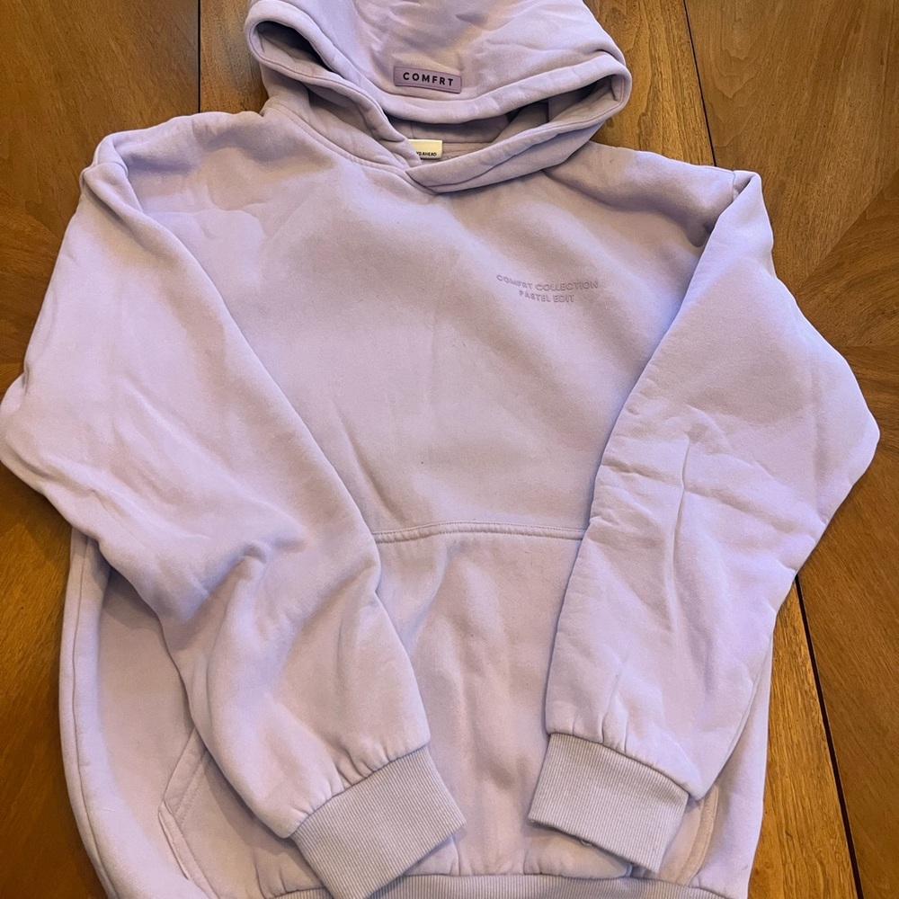 Comfort Fleece Sweatshirt & Jogger Set - pastel Lavender - Picture 5 of 7